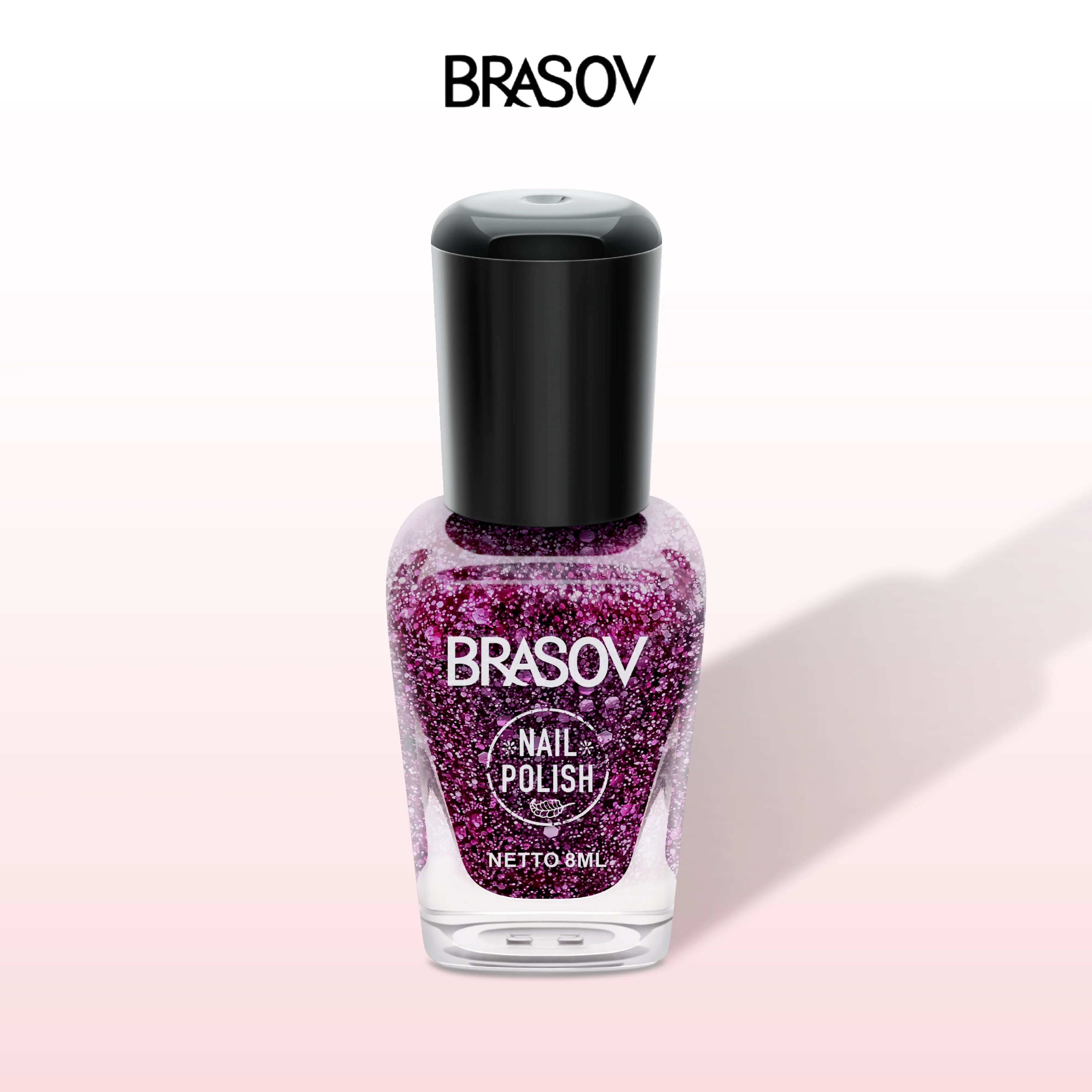 BRASOV Nailpolish Glitter 12 Pcs