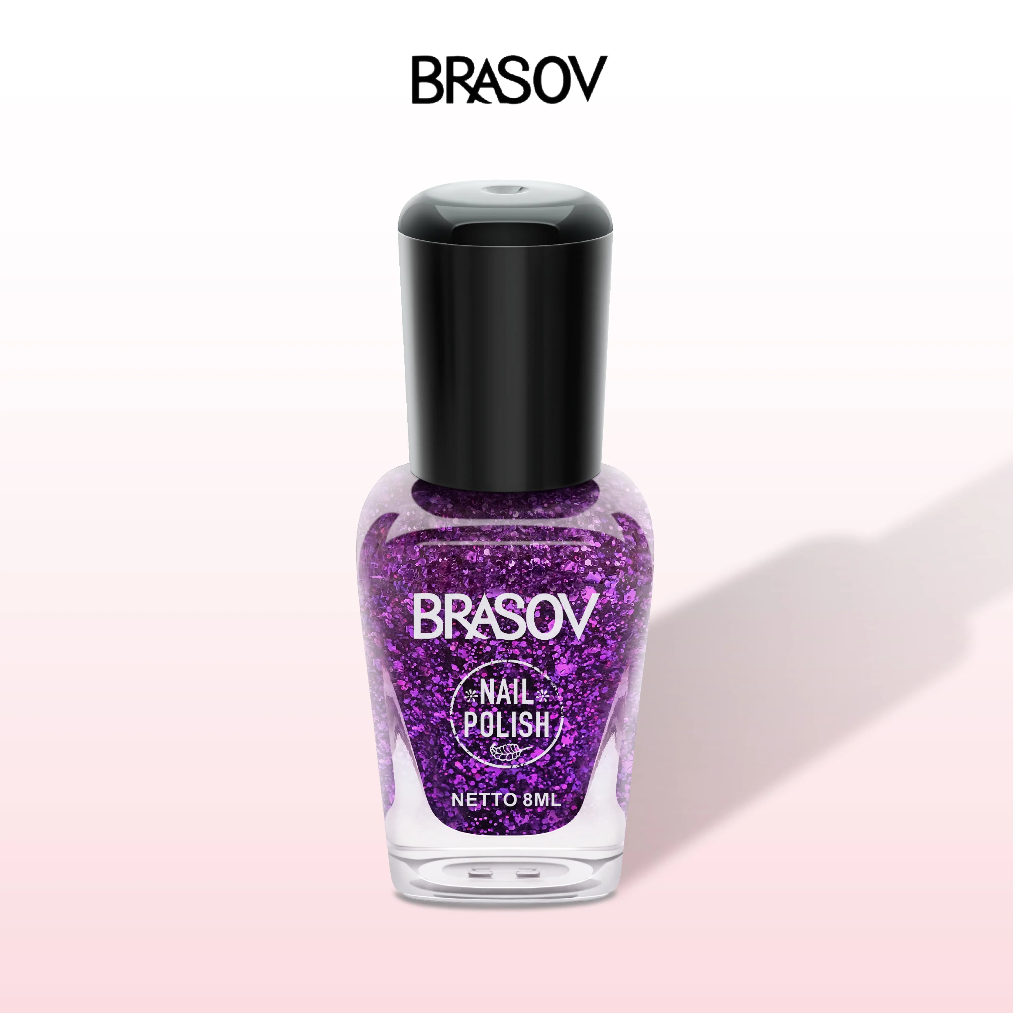 BRASOV Nailpolish Glitter 12 Pcs
