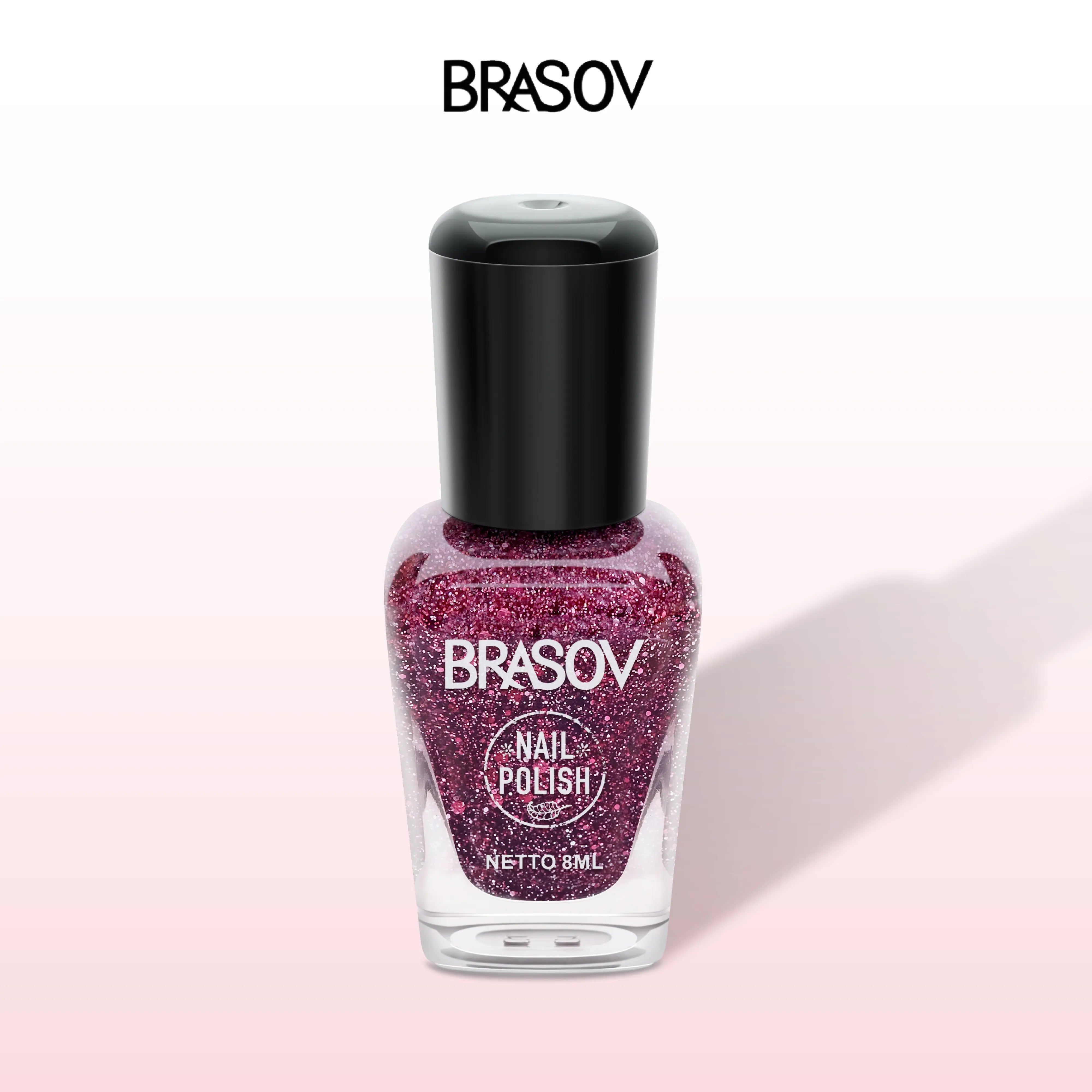 BRASOV Nailpolish Glitter 12 Pcs